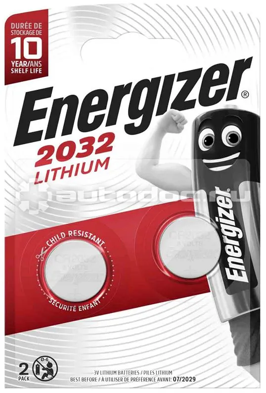 ENERGIZER Батарейки Miniatures Lithium CR 2032 FSB2