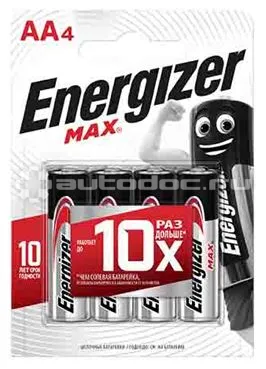 ENERGIZER Батарейки MAX E91 | AA BP 4 RU