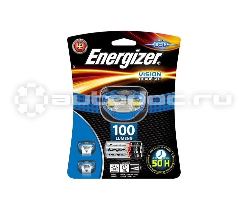 ENERGIZER Фонарь HL Vision + 3xAAA