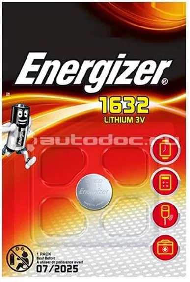 ENERGIZER Батарейка Lithium CR1632 BP1