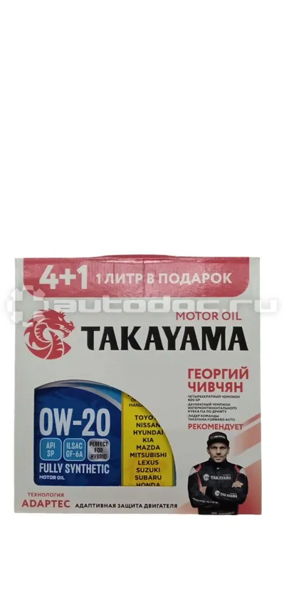TAKAYAMA PAOtec 0W-20 GF-6A SP