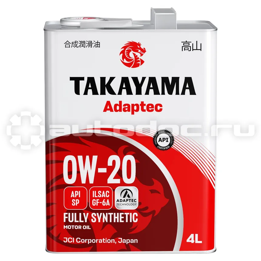 TAKAYAMA ADAPTEC SAE 0W-20 GF-6A SP