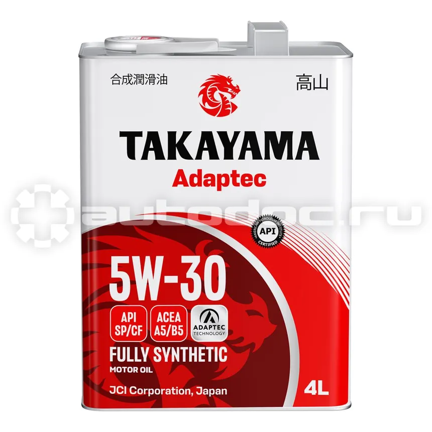 TAKAYAMA ADAPTEC SAE 5W-30 ACEA A5 | B5 API SP | CF