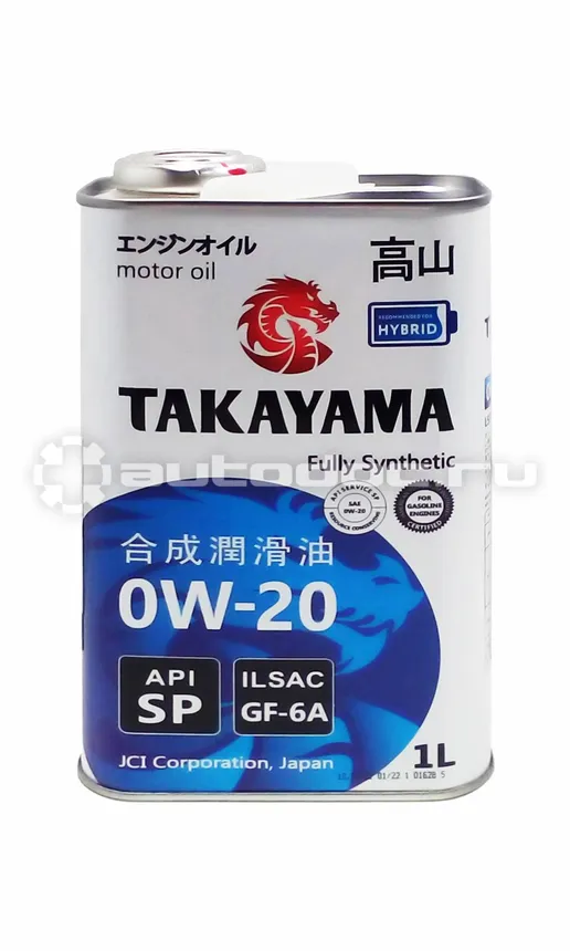 TAKAYAMA SAE 0W-20 SP