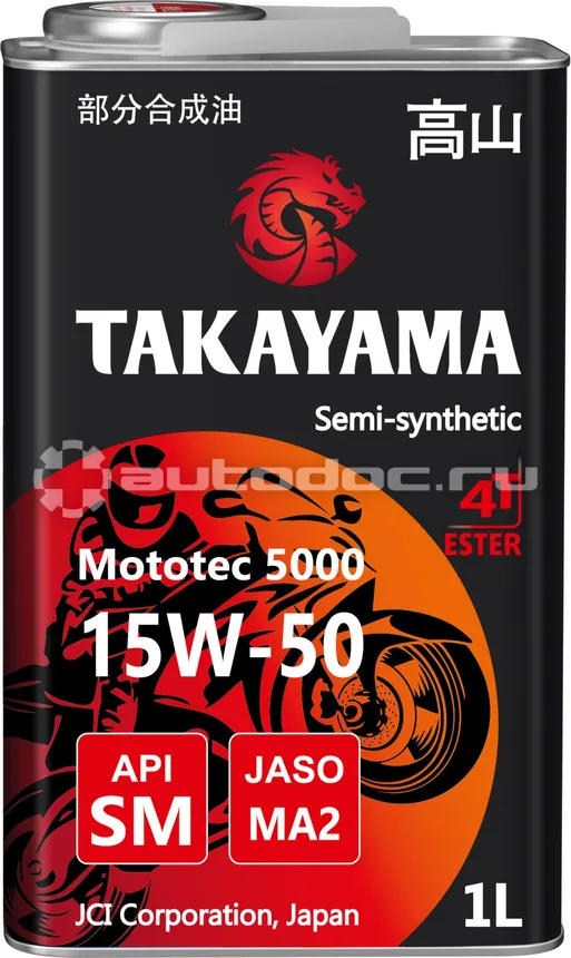 TAKAYAMA MOTOTEC 5000 4T ESTER 15W-50