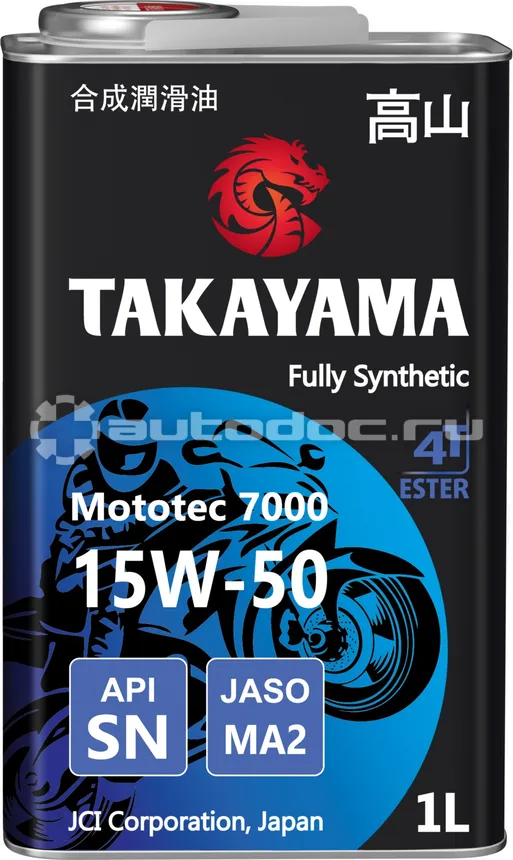 TAKAYAMA MOTOTEC 7000 4T ESTER 15W-50