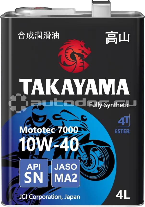 TAKAYAMA MOTOTEC 7000 4T ESTER 10W-40