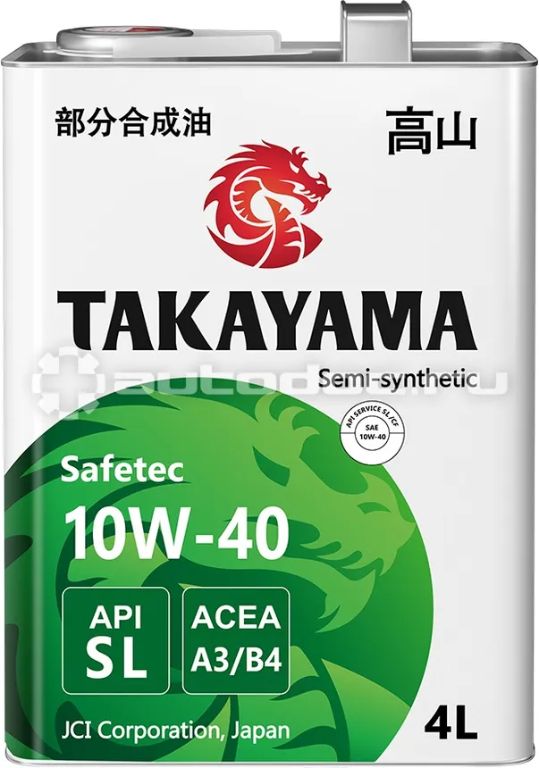 TAKAYAMA Safetec 10W-40 A3 | B4 SL