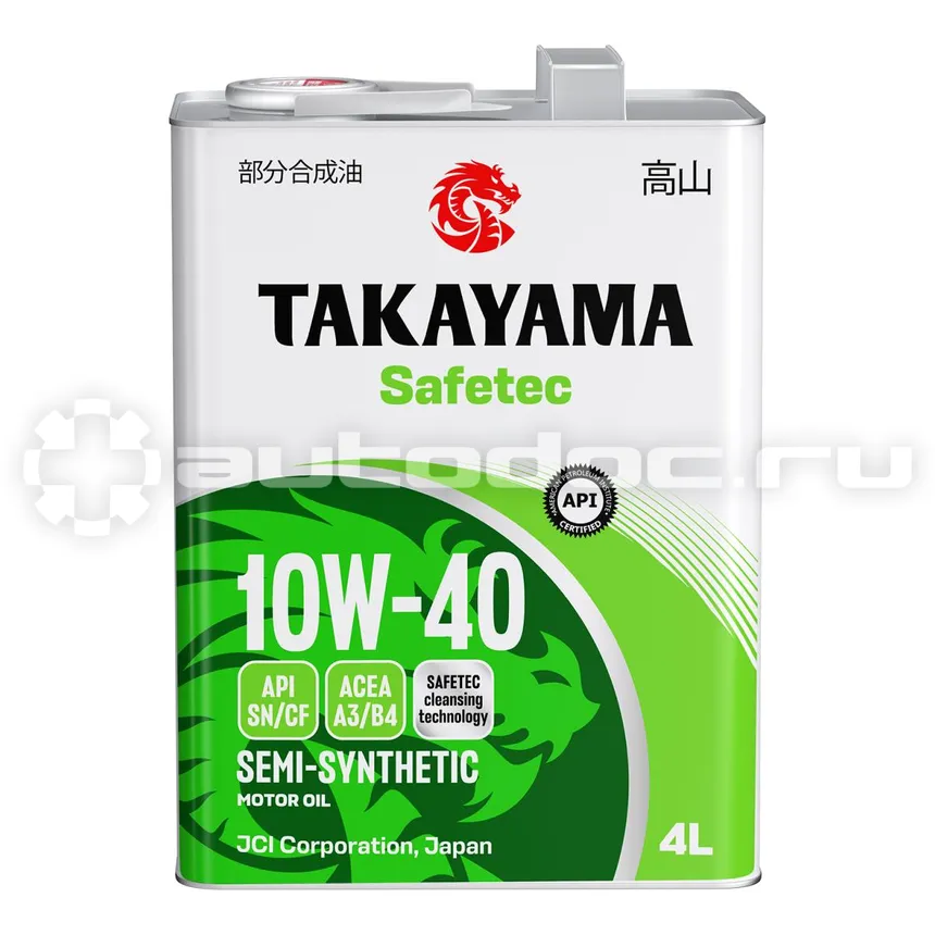 TAKAYAMA SAFETEC SAE 10W-40 ACEA A3 | B4 API SN | CF