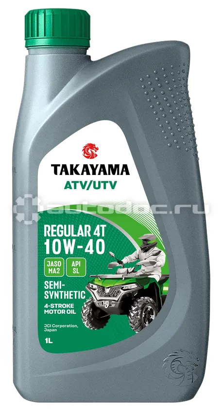 TAKAYAMA ATV/UTV REGULAR 4T SAE 10W-40 SL JASO MA2