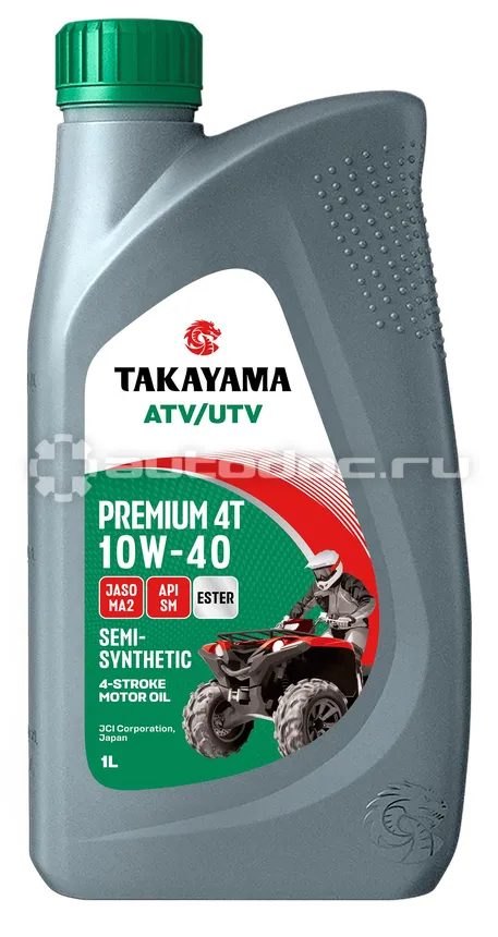 TAKAYAMA ATV/UTV PREMIUM 4T 10W-40 SM JASO MA2