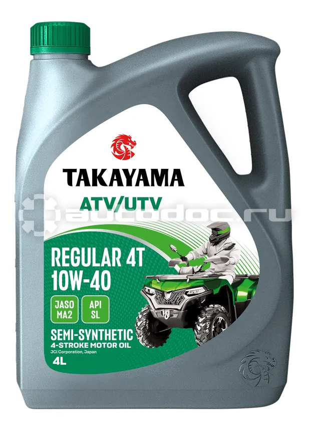 TAKAYAMA ATV/UTV REGULAR 4T SAE 10W-40 SL JASO MA2