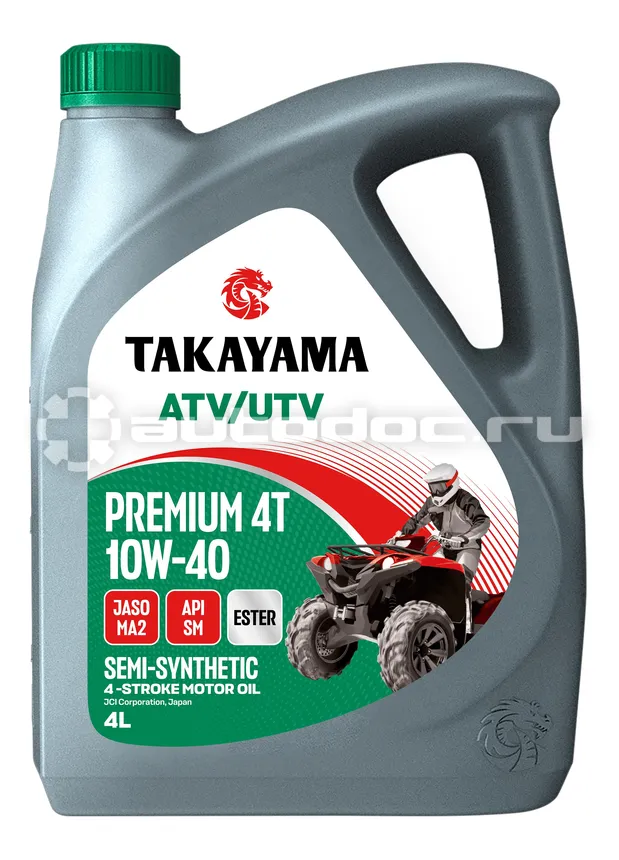 TAKAYAMA ATV/UTV PREMIUM 4T 10W-40 SM JASO MA2