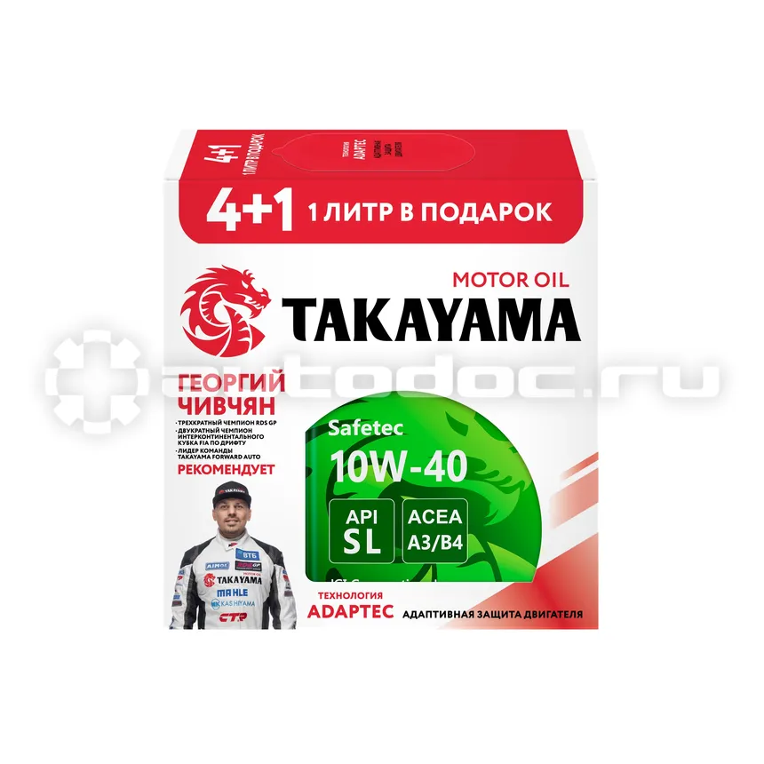TAKAYAMA Safetec 10W-40 A3 | B4 SL PROMO 4+1