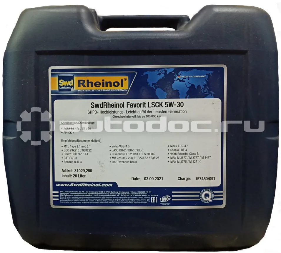 SWD RHEINOL Favorit LSCK 5W-30