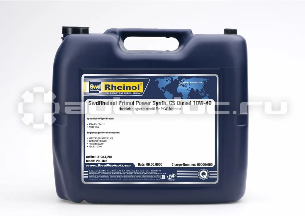 SWD RHEINOL Power Synth Diesel CS 10W40