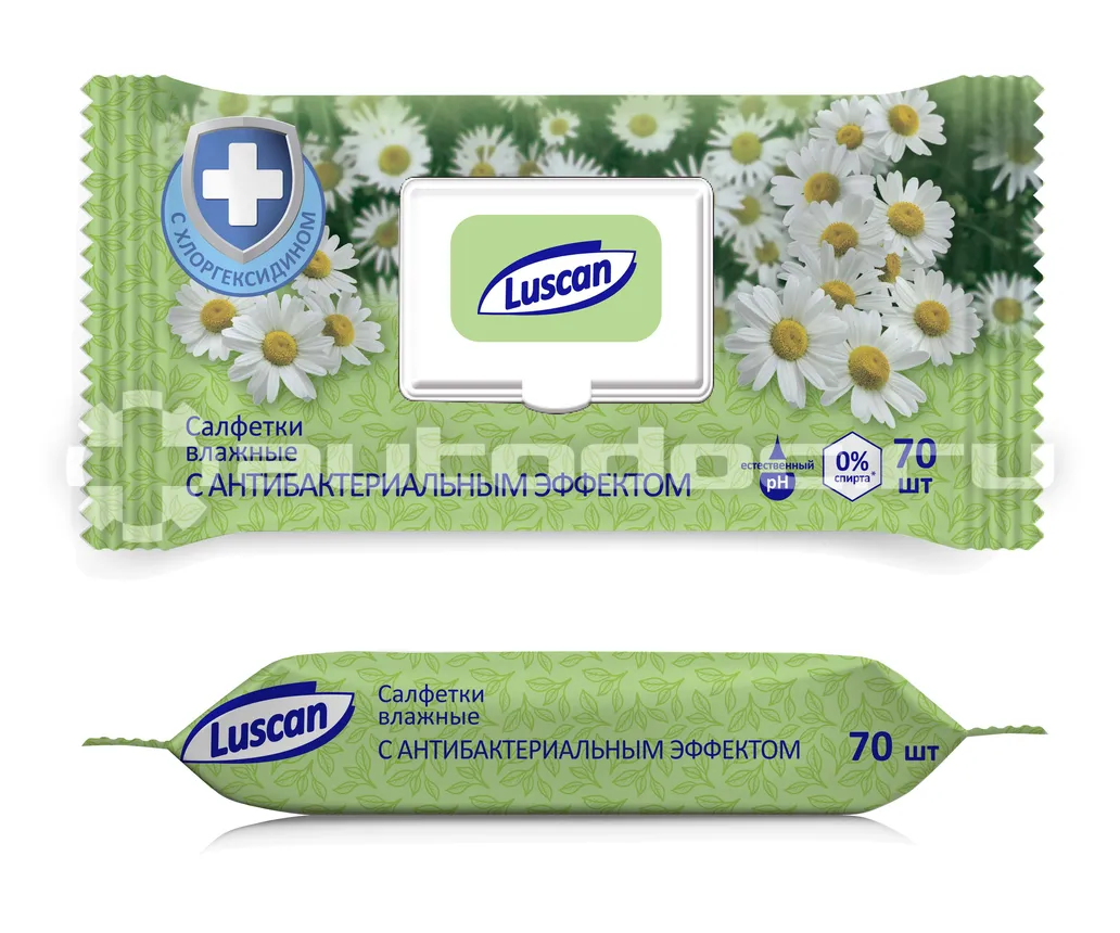 LUSCAN Салфетки влажные