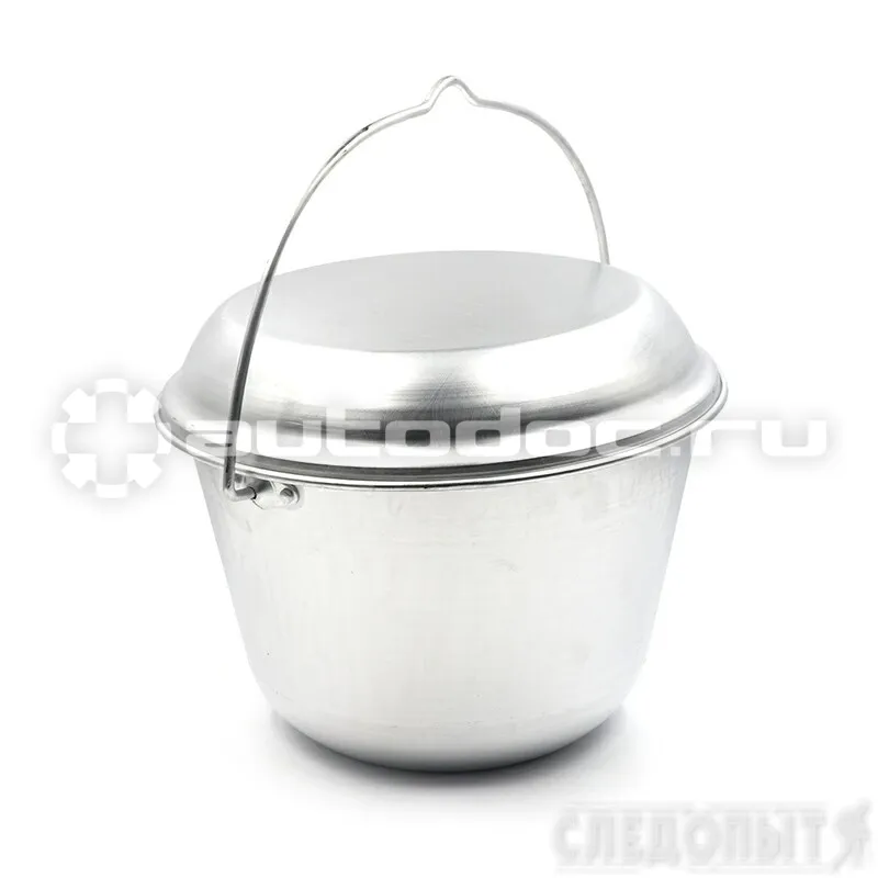 СЛЕДОПЫТ Котелок костровой конический, 6 л, алюм.