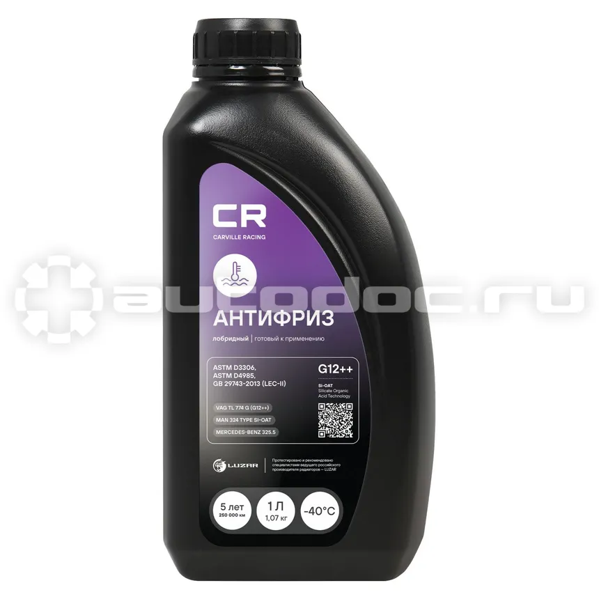 CARVILLE RACING Антифриз флуоресцентный G12++