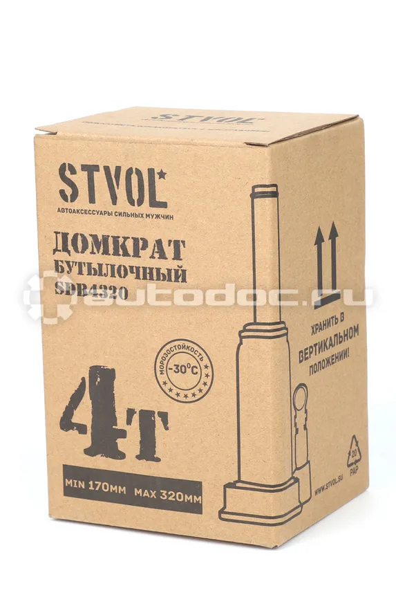 STVOL Домкрат бутылка 4т