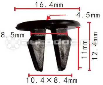 AUTOKREP AK1113836 Клипса