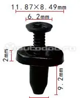 AUTOKREP AK1114308 Клипса Ford, Mazda