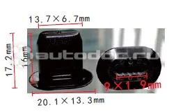 AUTOKREP Крепеж внутренний Fiat, Iveco, Nissan, Renault, Lada, Peugeot, Citroen