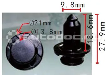 AUTOKREP AK1114633 Клипса Subaru