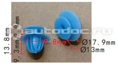 AUTOKREP AK1114825 Клипса Mitsubishi