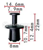AUTOKREP AK555114 Клипса