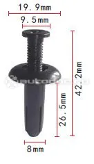 AUTOKREP AK777644 Держатель бампера Mitsubishi