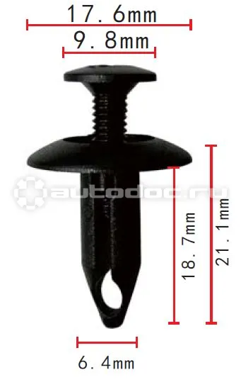 AUTOKREP Держатель внутренней отделки Ford, GM 4