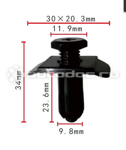 AUTOKREP AK778162 Держатель бампера Ford, Mazda