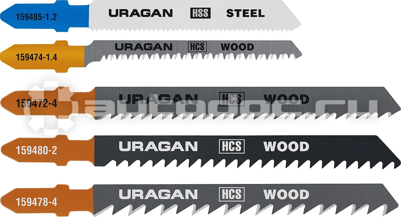 URAGAN Набор полотен, T101B, T101AO, T111C, T144D, T118A