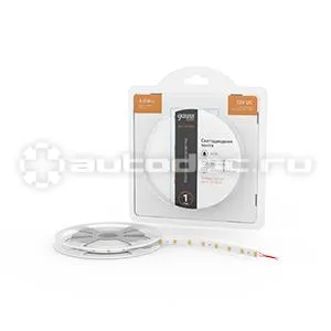GAUSS Лента Basic LED 2835 | 60 12V 4,8W | m 312lm | m 3000K 8mm IP20 2m 1 | 100