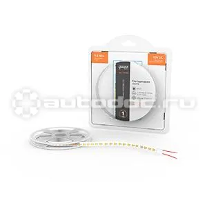 GAUSS Лента Basic LED 2835 | 120 12V 9,6W | m 624lm | m 3000K 8mm IP20 3m 1 | 100