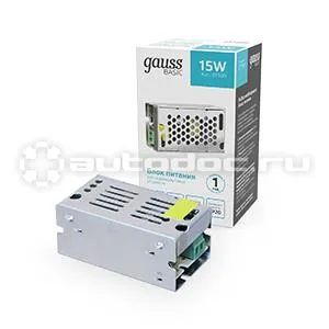 GAUSS Блок питания Basic 12V 15W IP20 1 | 200