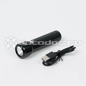 GAUSS Фонарь ручной модель GFL202 1W 50lm Li-ion 1200mAh LED 1 | 10 | 180