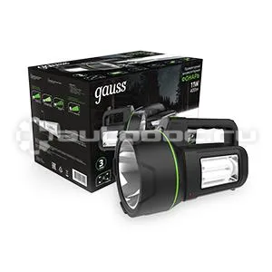 GAUSS Фонарь прожекторный модель GFL602 11W 400lm Li-ion 4800mAh LED 1 | 10 | 30