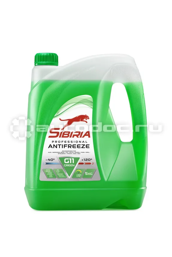 SIBIRIA Антифриз -40 G11 (зеленый)