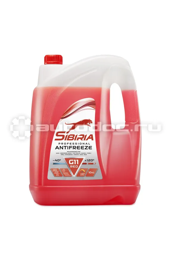 SIBIRIA Антифриз -40 G11 (красный)