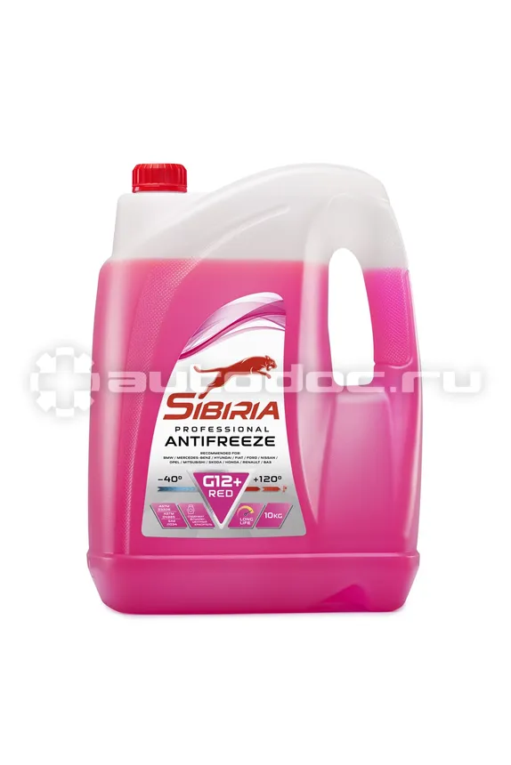SIBIRIA Антифриз -40 G12+ (красный)