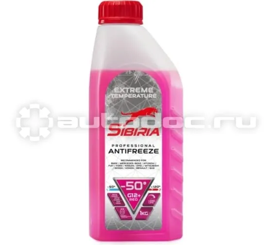 SIBIRIA Антифриз -50 G12+ (красный)