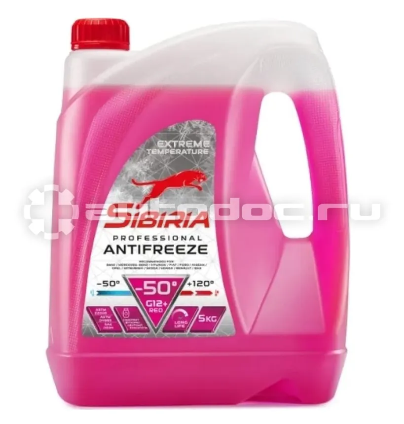 SIBIRIA Антифриз -50 G12+ (красный)