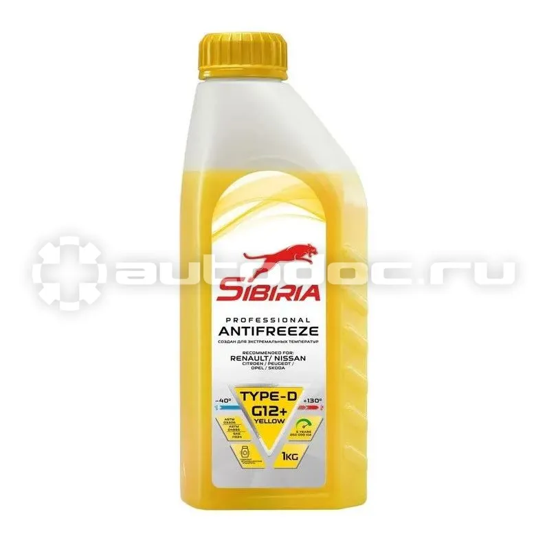 SIBIRIA Antifreeze -40 G12+ TYPE-D
