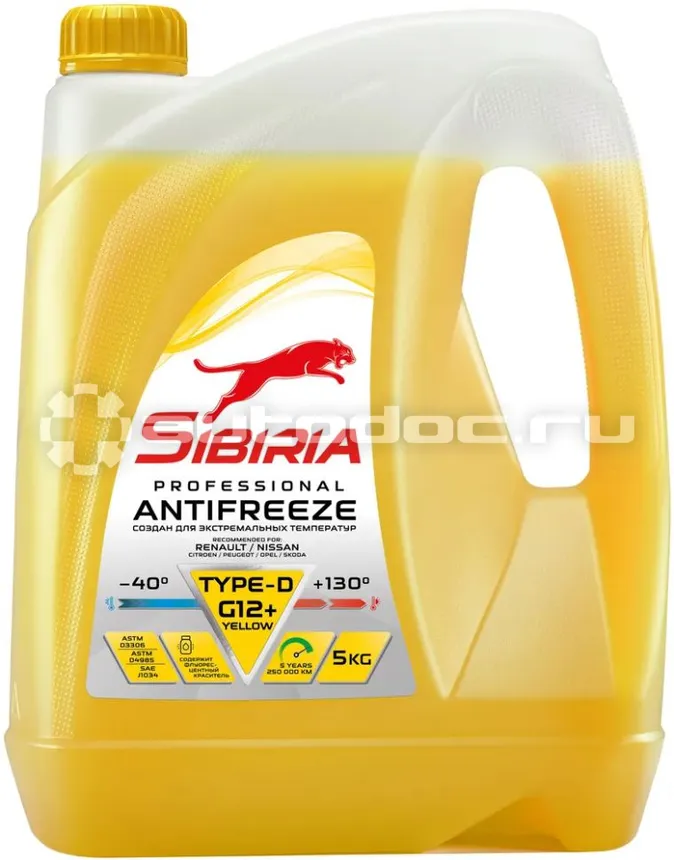 SIBIRIA Antifreeze -40 G12+ TYPE-D