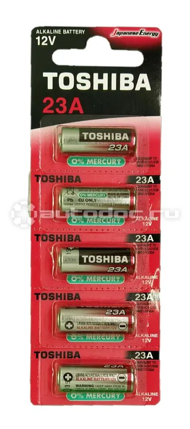 TOSHIBA Батарейки 23A щелочная (alkaline) Special