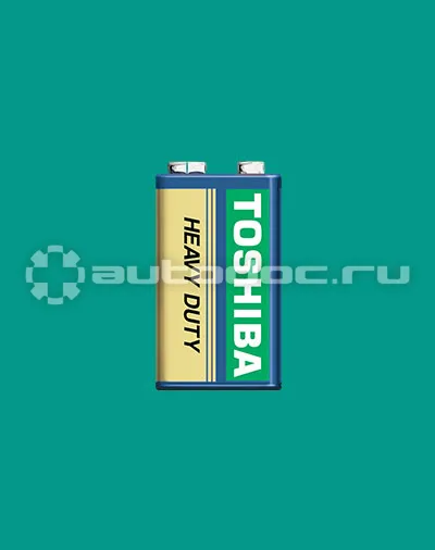TOSHIBA Батарейка 6F22 крона 9v