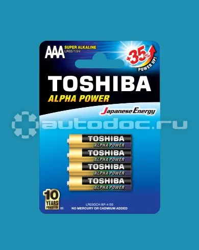 TOSHIBA Батарейки LR03 AAA 1,5V