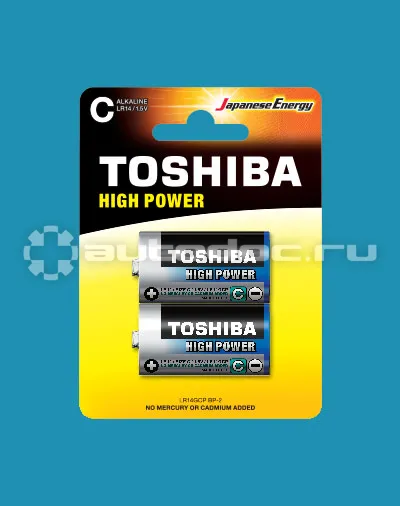 TOSHIBA Батарейки С14 LR14 BP-2